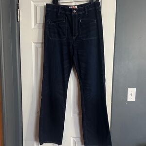 We The Free Women's Dark Blue Flare Jeans